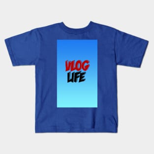 Justice The Maker-Vlog Life/Vlog Squad Kids T-Shirt